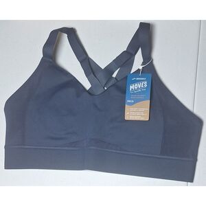 Brooks Drive Interlace Sports Bra 38 C/D NWT High Support Navy Color